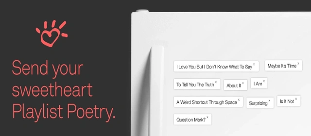 Stwórz prawdziwą muzyczną poezję w Spotify na Walentynki