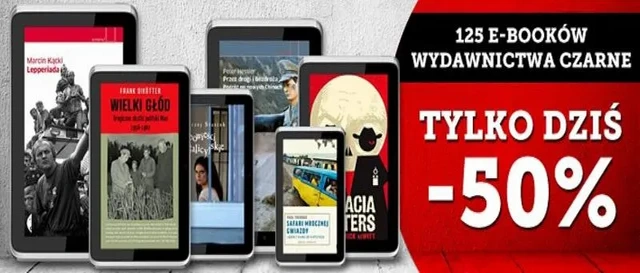 125 e-booków i audiobooków 50% taniej tylko do północy