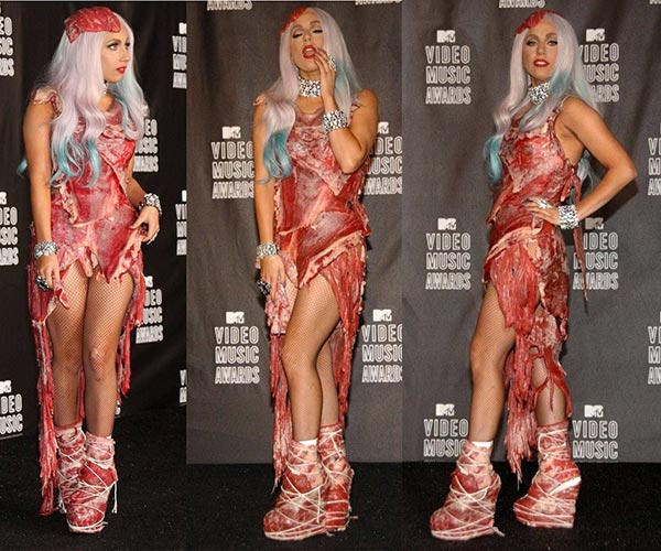 lady gaga meat