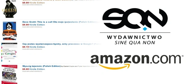 Książki wydawnictwa SQN w Amazon. Oszczędny posiadaczu Kindle, zapomnij o zakupach