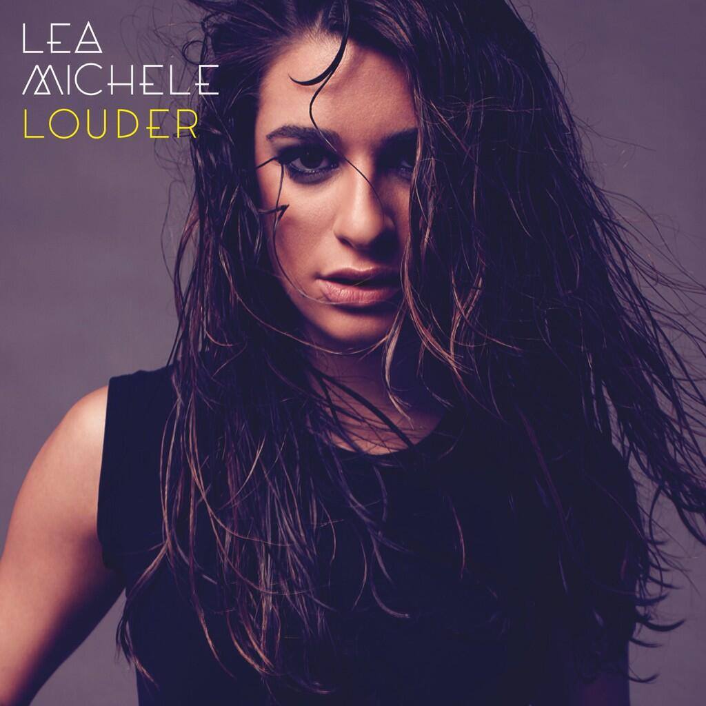 lea michele louder album cover