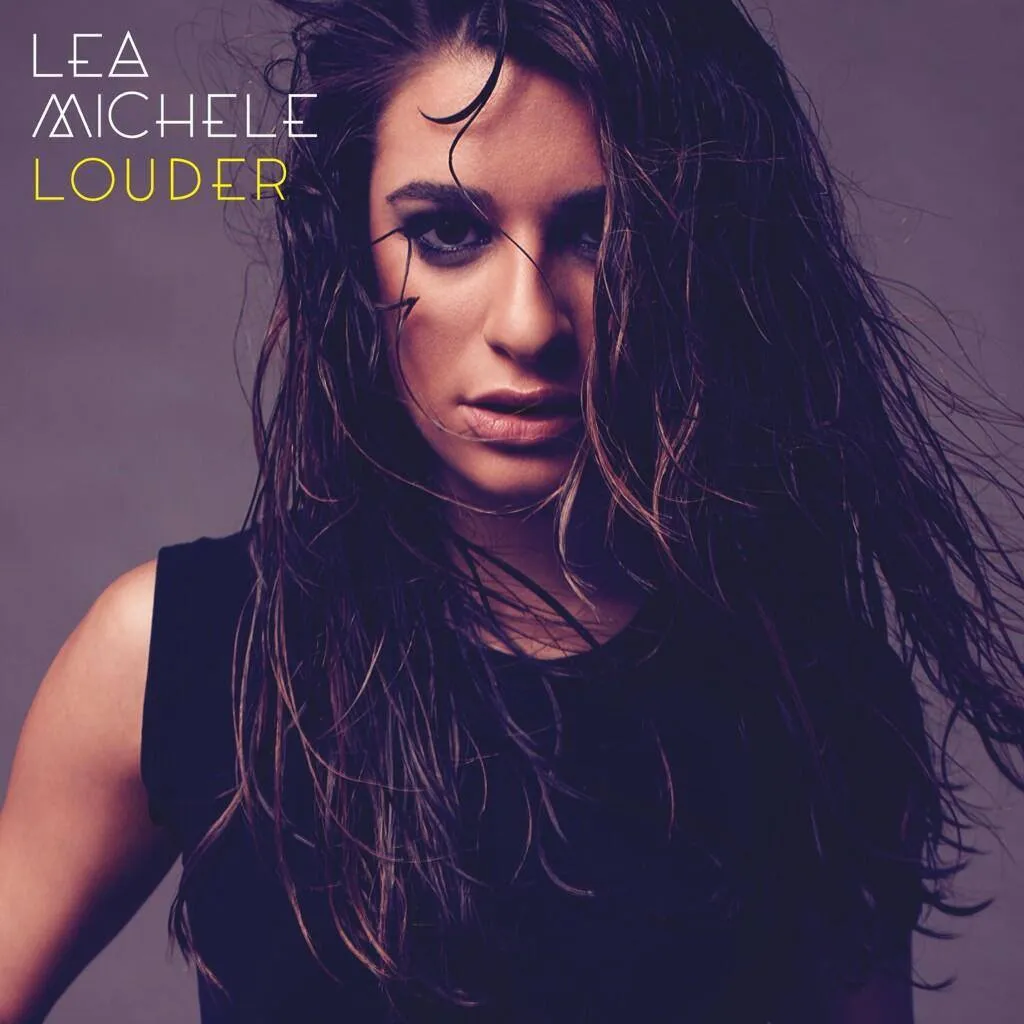 lea michele louder album cover 