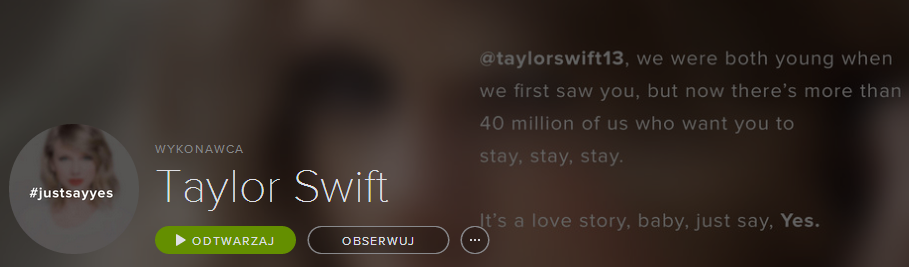 taylor swift spotify