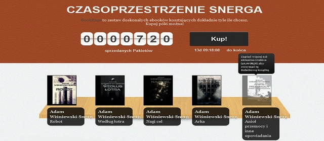 Nowy BookRage w całości poświęcony Adamowi Wiśniewskiemu- Snergowi