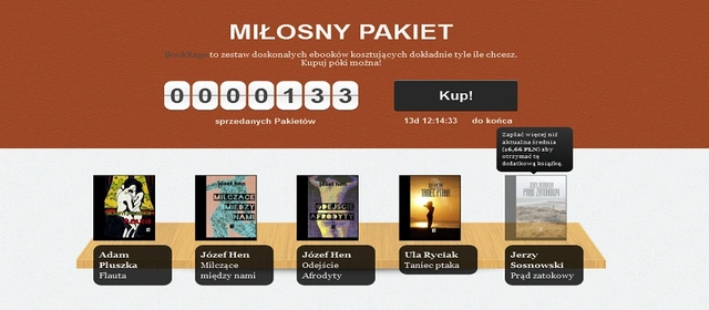 Nowy, miłosny BookRage - Sosnowski, Hen, Pluszka, Ryciak