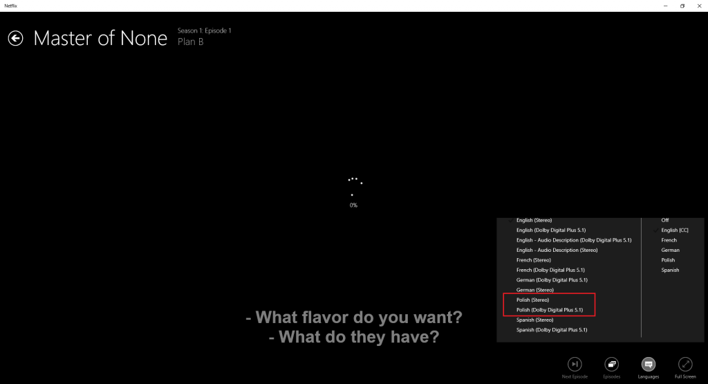 netflix w polsce master of none