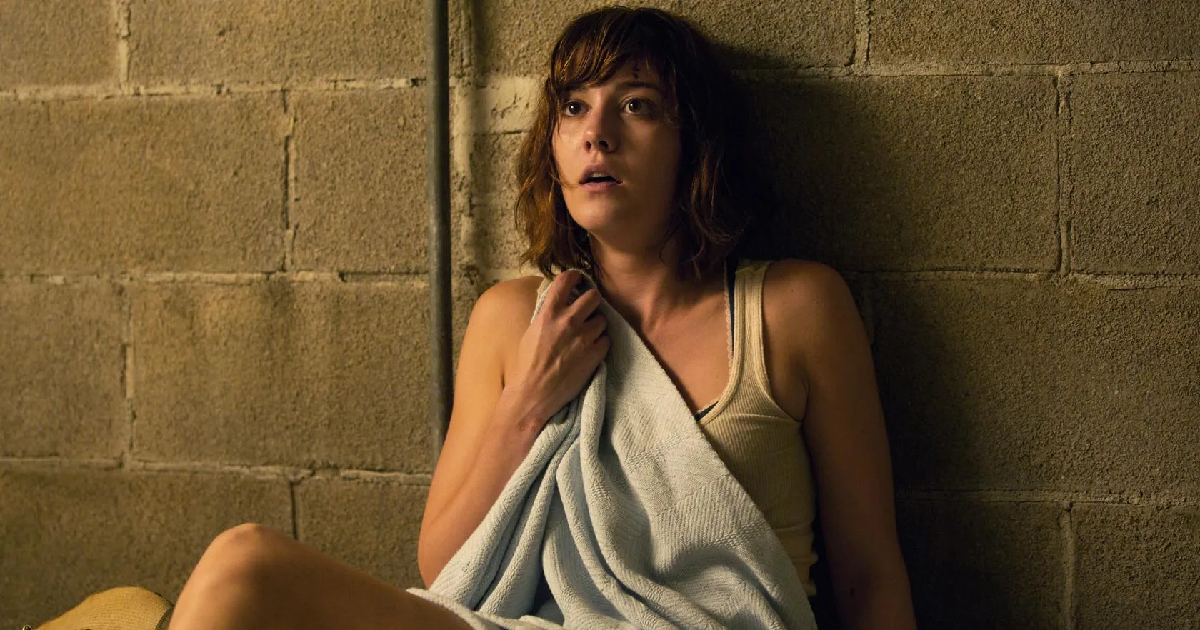 This image released by Paramount Pictures shows Mary Elizabeth Winstead in a scene from "10 Cloverfield Lane." (Michele K. Short/Paramount Pictures via AP)