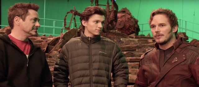 Avengers: Infinity War - Iron Man, Spider-Man i Star-Lord w jednym kadrze