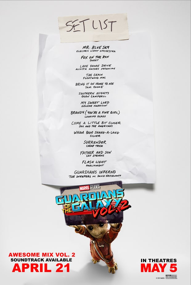 Guardians of the Galaxy Vol. 2 - Strażnicy Galaktyki 2 - Awesome Mix Vol. 2 - soundtrack OST muzyka class="wp-image-83903" 