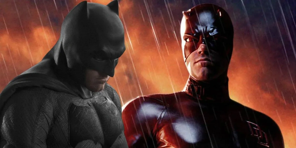 Ben Affleck jako Batman smuci się nad losem Daredevila 