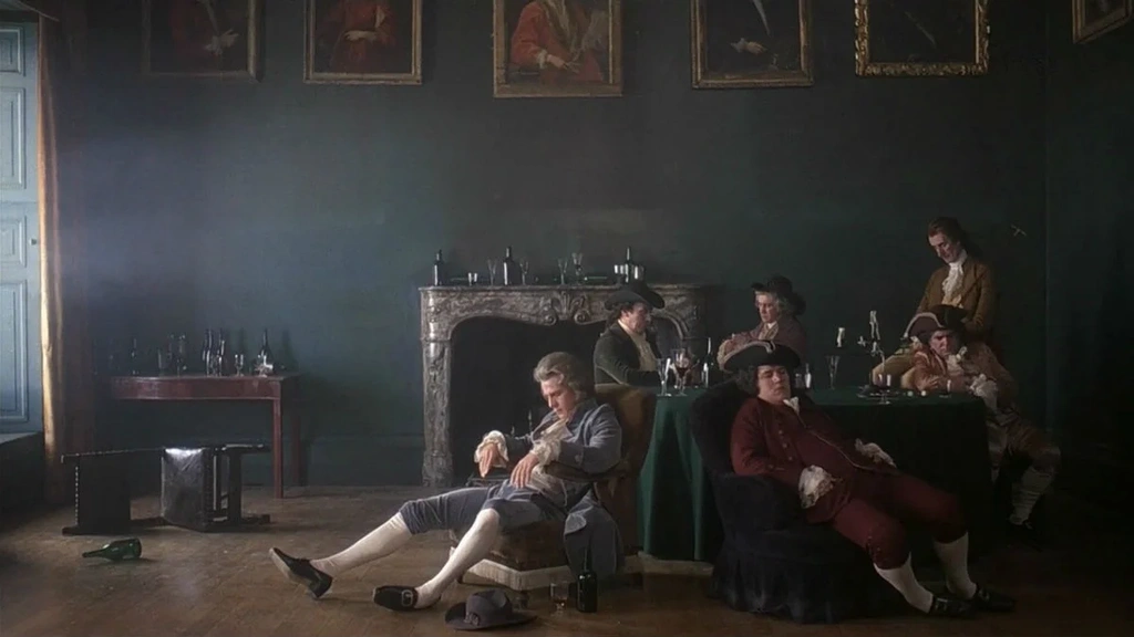 Malarskie kadry wnętrz pałacowych z filmu Barry Lyndon 