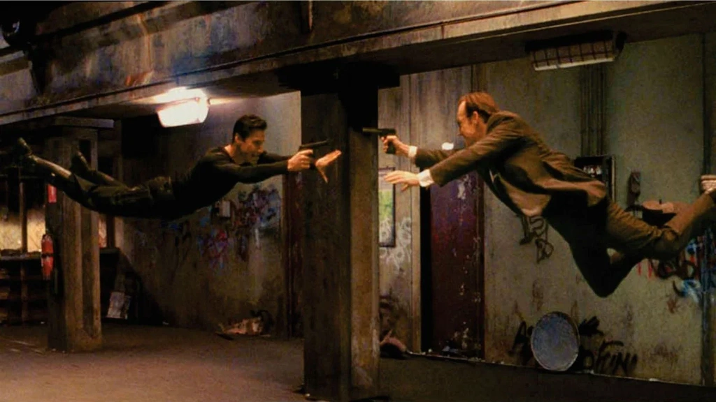 Neo kontra agent Smith - kultowa scena z filmu Matrix 