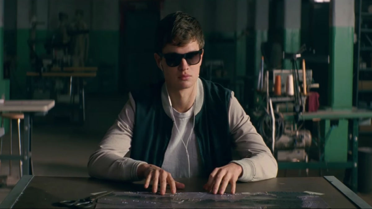 Ansel Elgort w filmie Baby Driver 