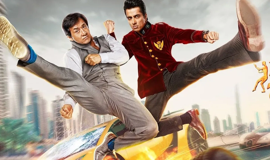 Jackie Chan na starość niszczy swoją karierę na plakacie filmu Kung Fu Yoga 