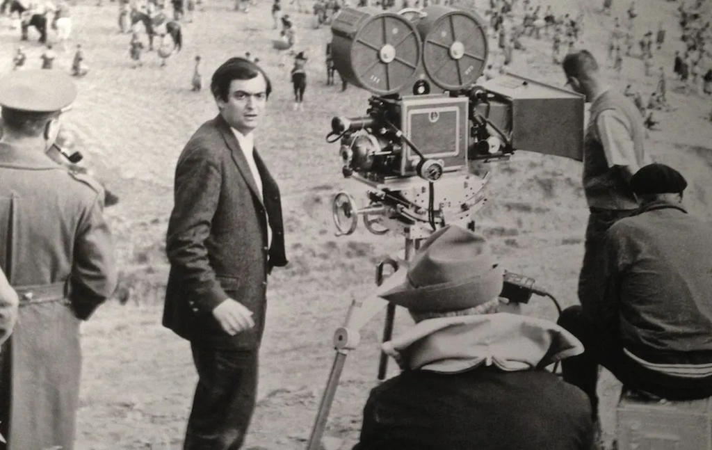 Stanley Kubrick na planie Spartakusa 