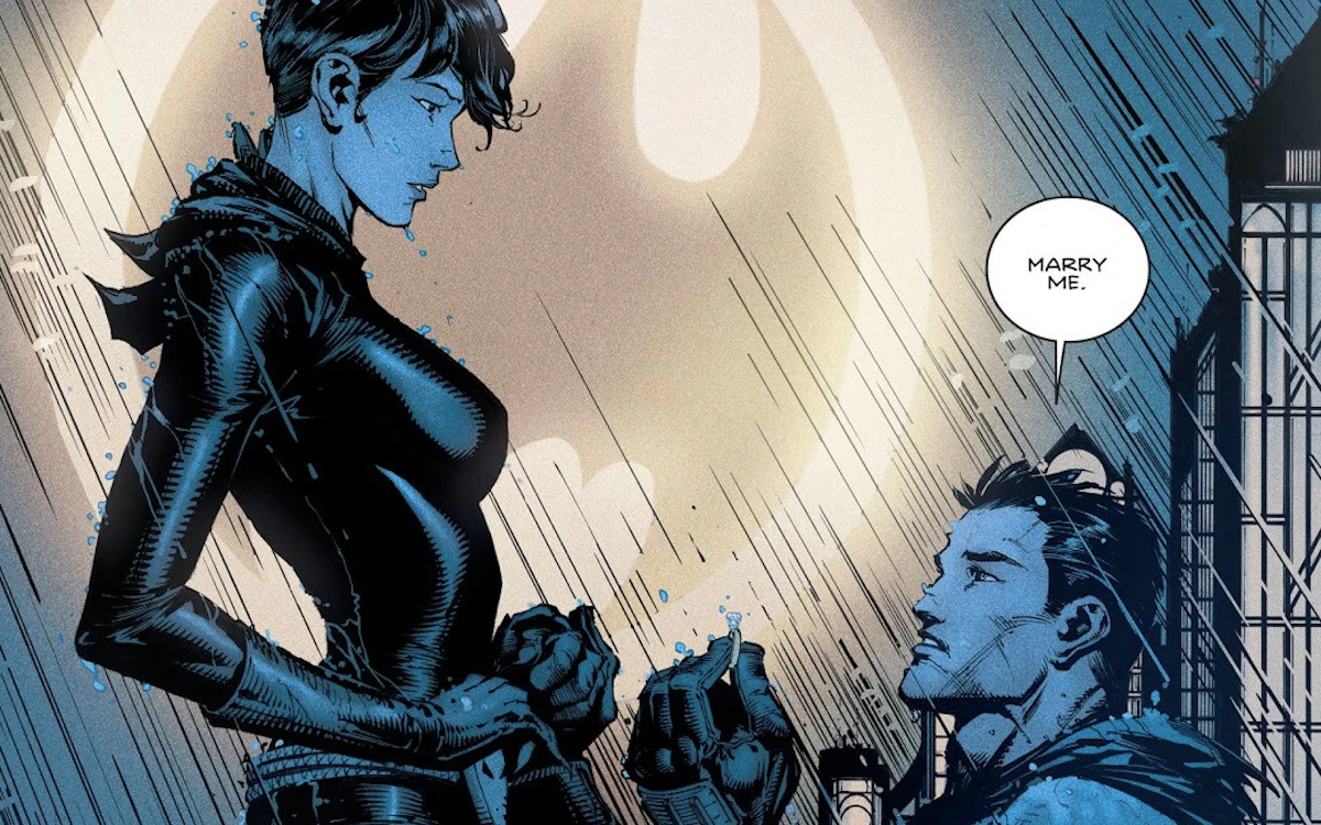 batman catwoman oświadczyny