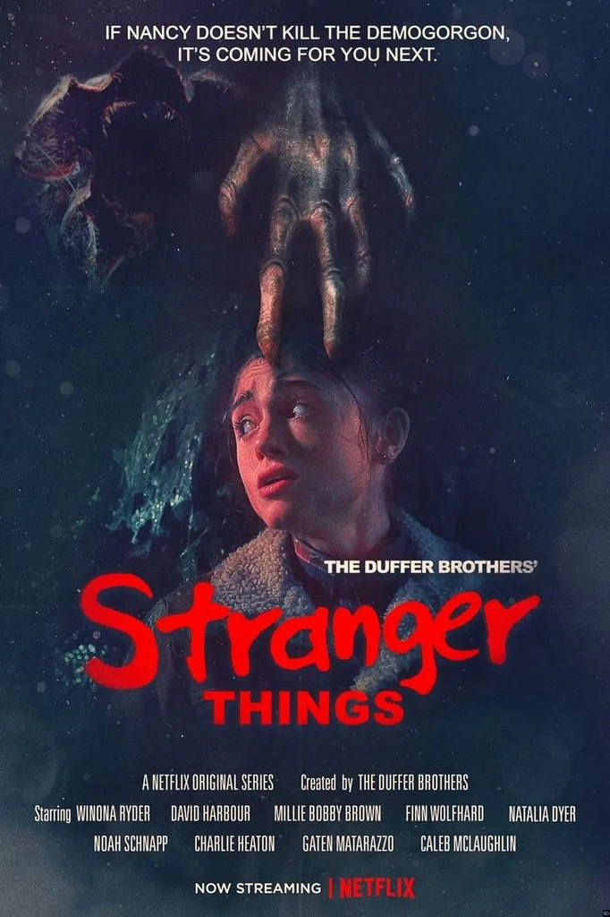 stranger things koszmar z ulicy wiazow plakat