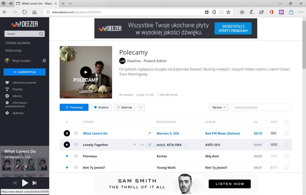 Spotify Deezer 