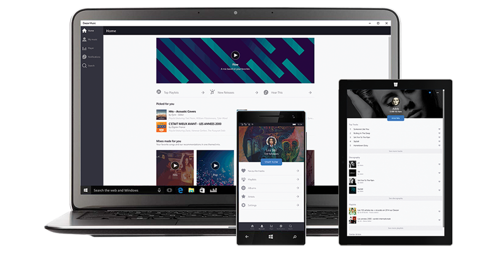 Spotify Deezer 
