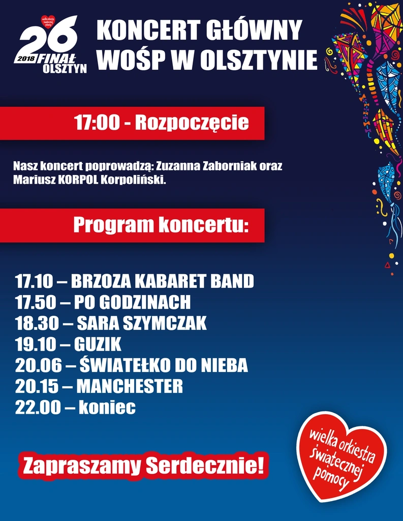 WOŚP 2018 koncerty lista class="wp-image-124681"