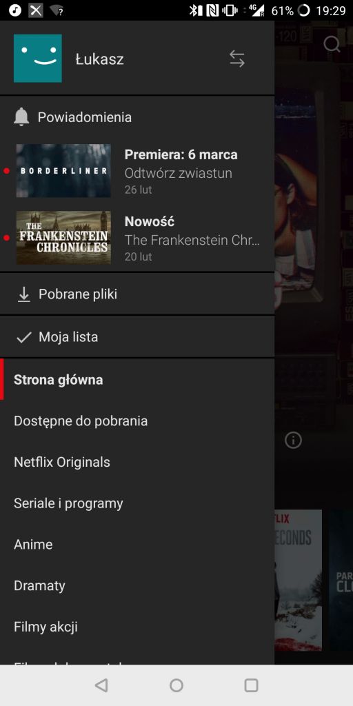 Netflix nowy interfejs 
