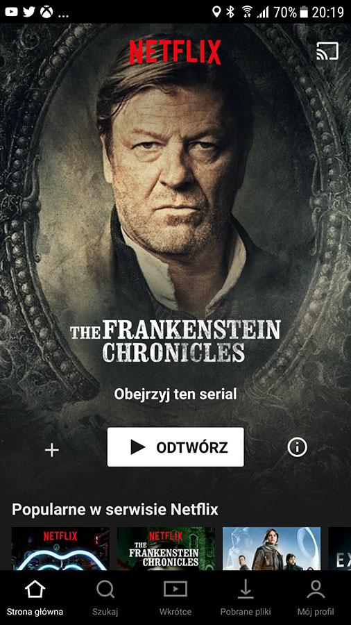 Netflix nowy interfejs 
