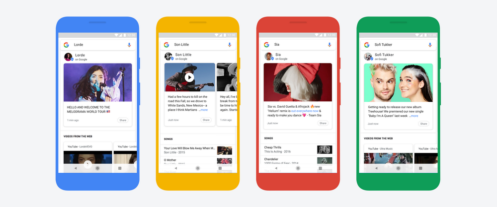 Nowa aktualizacja Google'a pozwoli dowiedzieć się, co słychać u muzyków