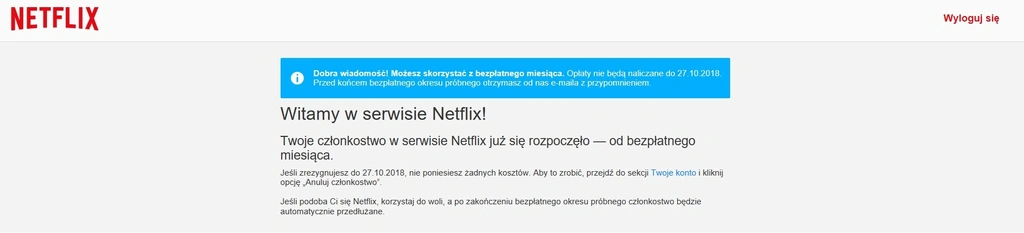 netflix darmowe konto 