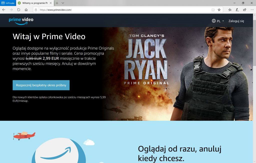 Amazon Prime Video jak korzystać 