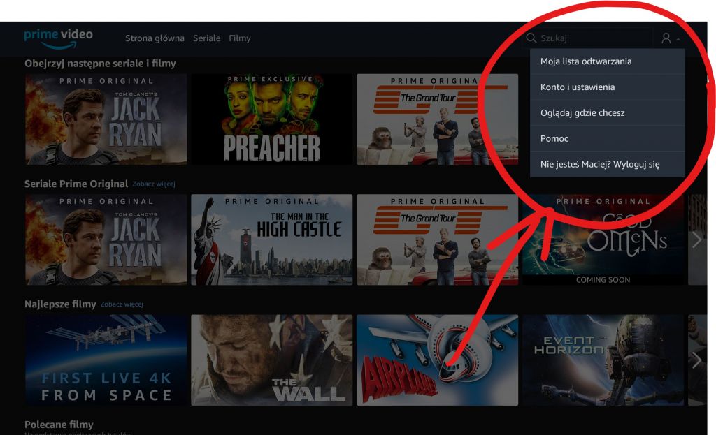 Amazon Prime Video jak korzystać 