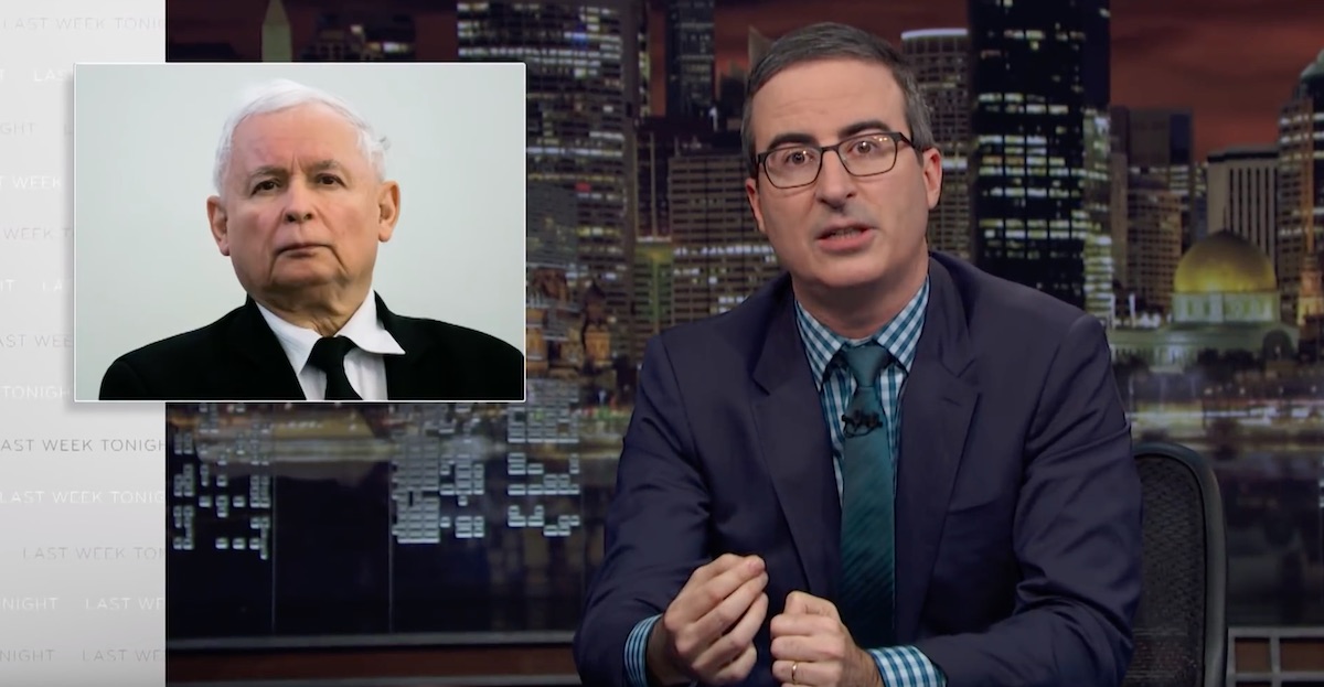 last week tonight john oliver rządy autorytarne polska pis jarosław kaczyński