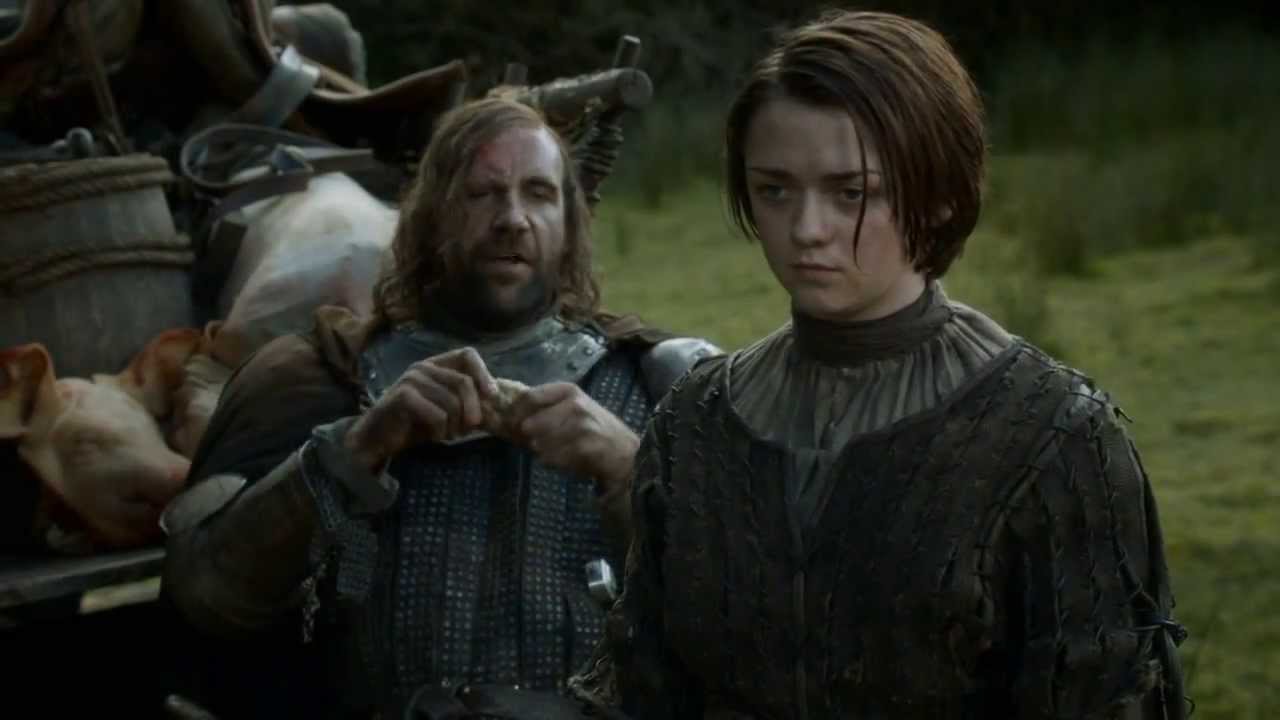 gra o tron arya stark i ogar 