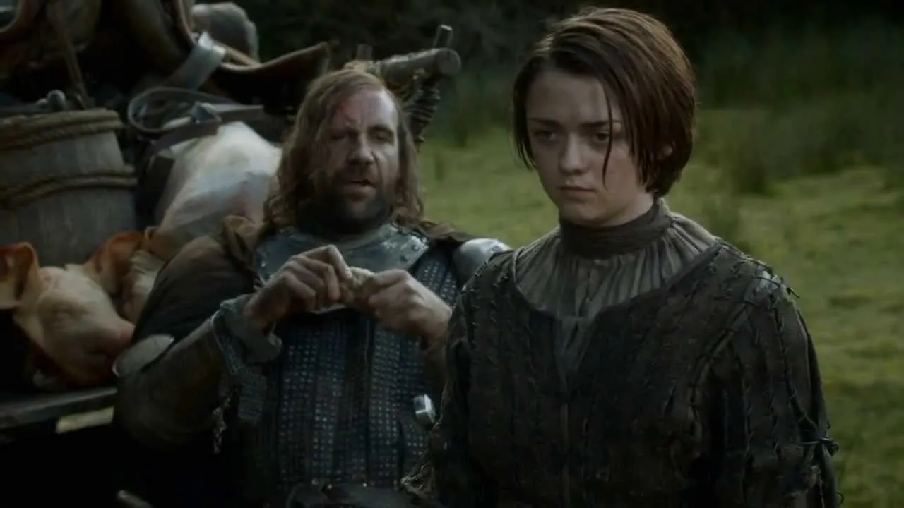 gra o tron arya stark i ogar
