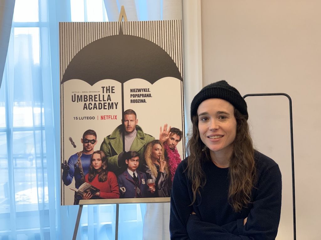 ellen page the umbrella academy vanya wywiad 2 