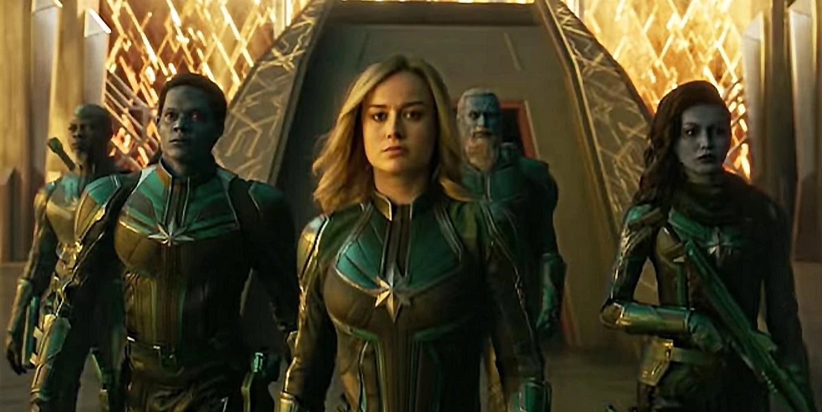 kapitan marvel spot ile scen po napisach