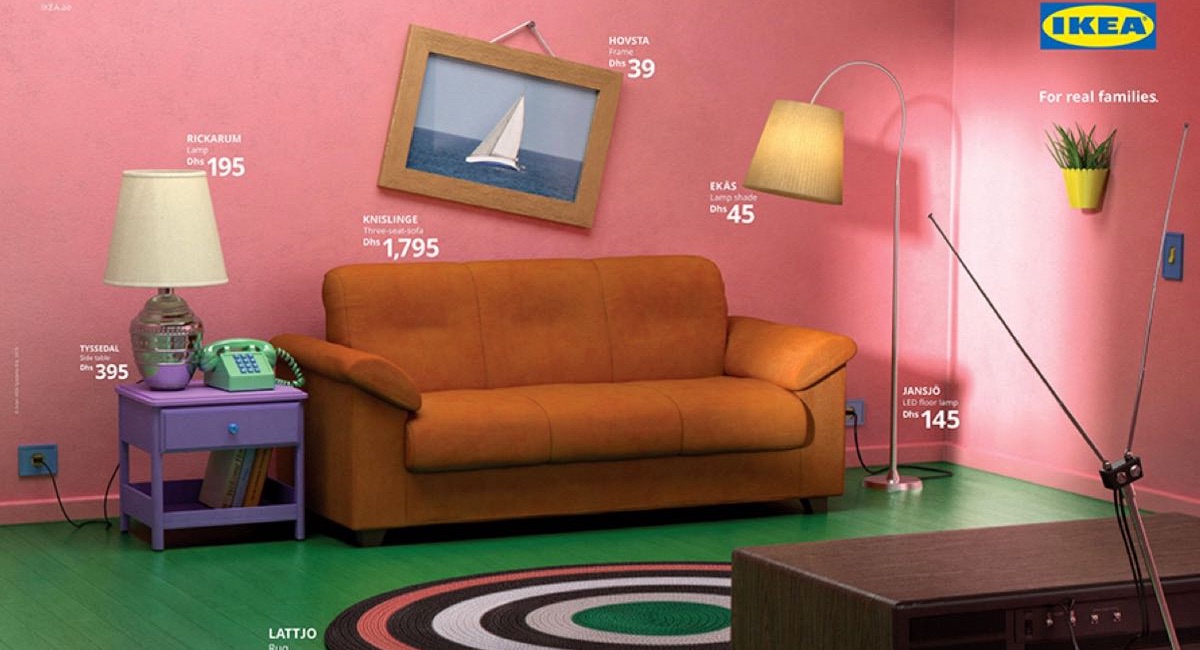 IKEA odtwarza mieszkania z seriali - The Simpsons