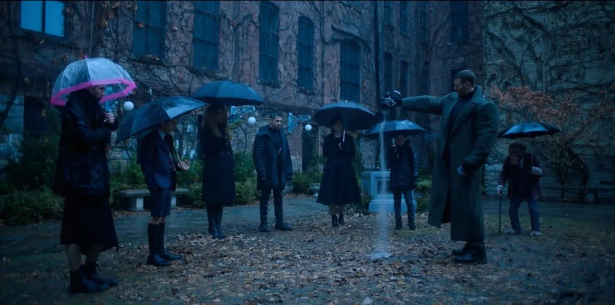 kadr z serialu The Umbrella Academy 