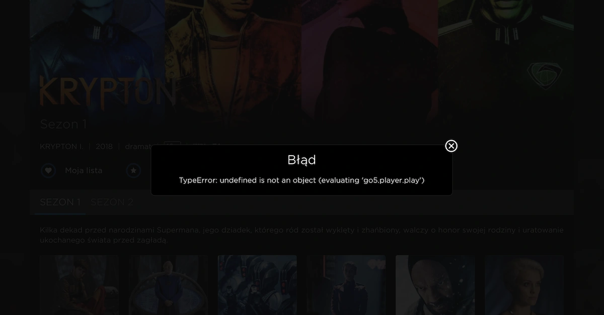 hbo go nie działa polska