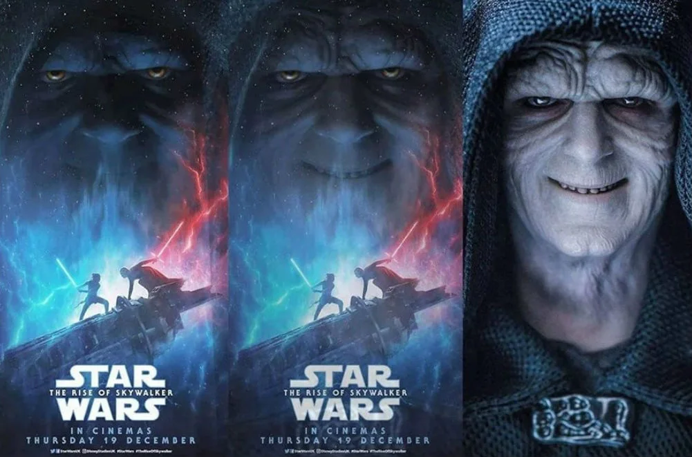 star wars rise skywalker plakat zabawka palpatine