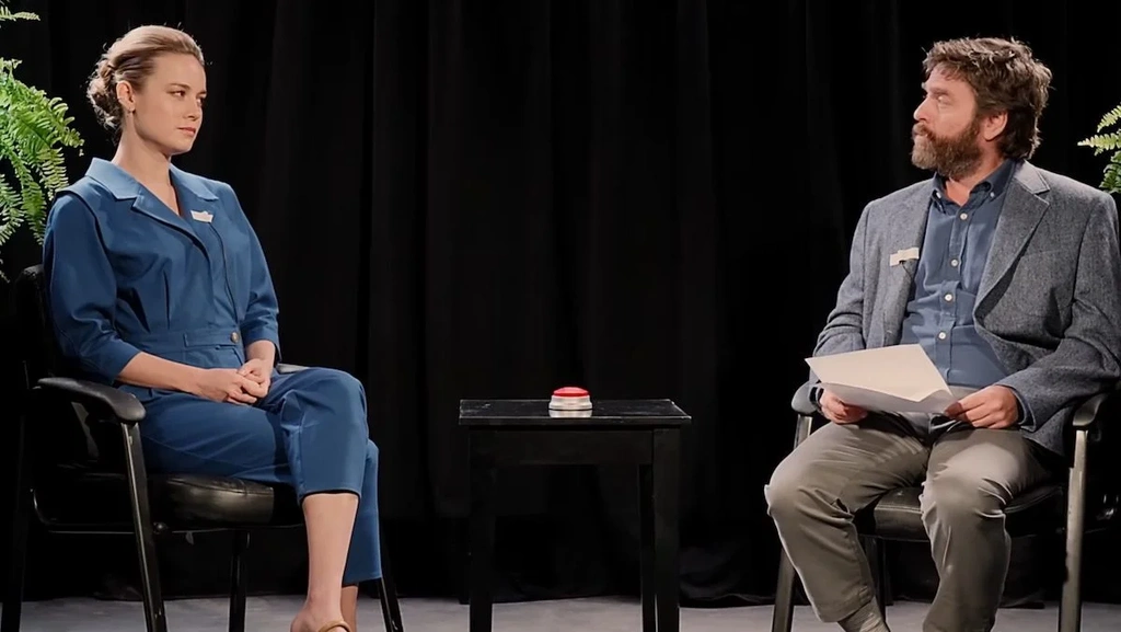 Brie Larson Between two ferns film netflix 