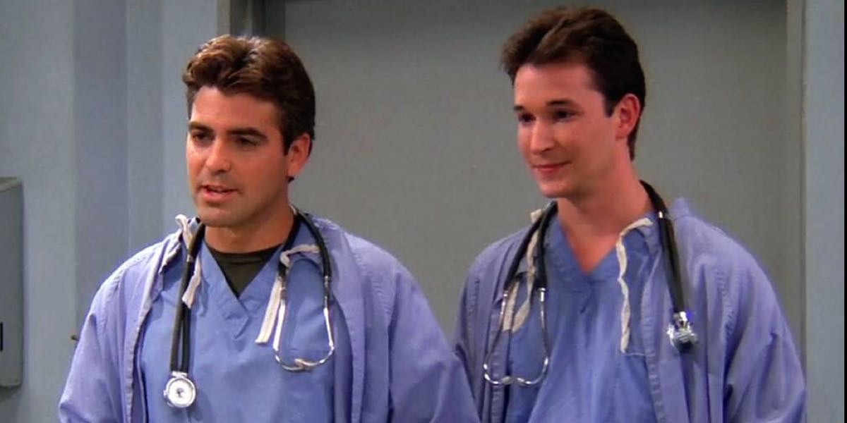 Przyjaciele - najlepsze występy gościnne - George Clooney i Noah Wyle class="wp-image-324624"