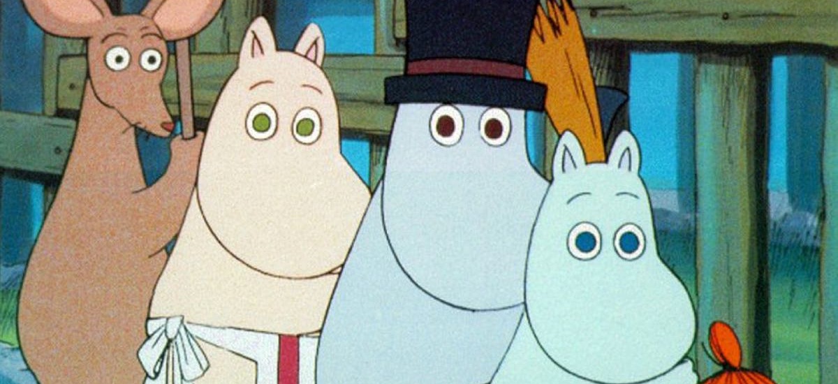 Muminki - kadr z animacji z 1990 roku