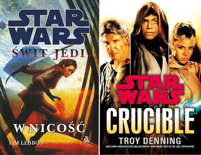 jak czytać książki star wars kolejność chronologia legendy expanded universe 14 swit jedi w nicosc tim lebbon the dawn of the jedi 15 crucible troy denning class="wp-image-369492" 