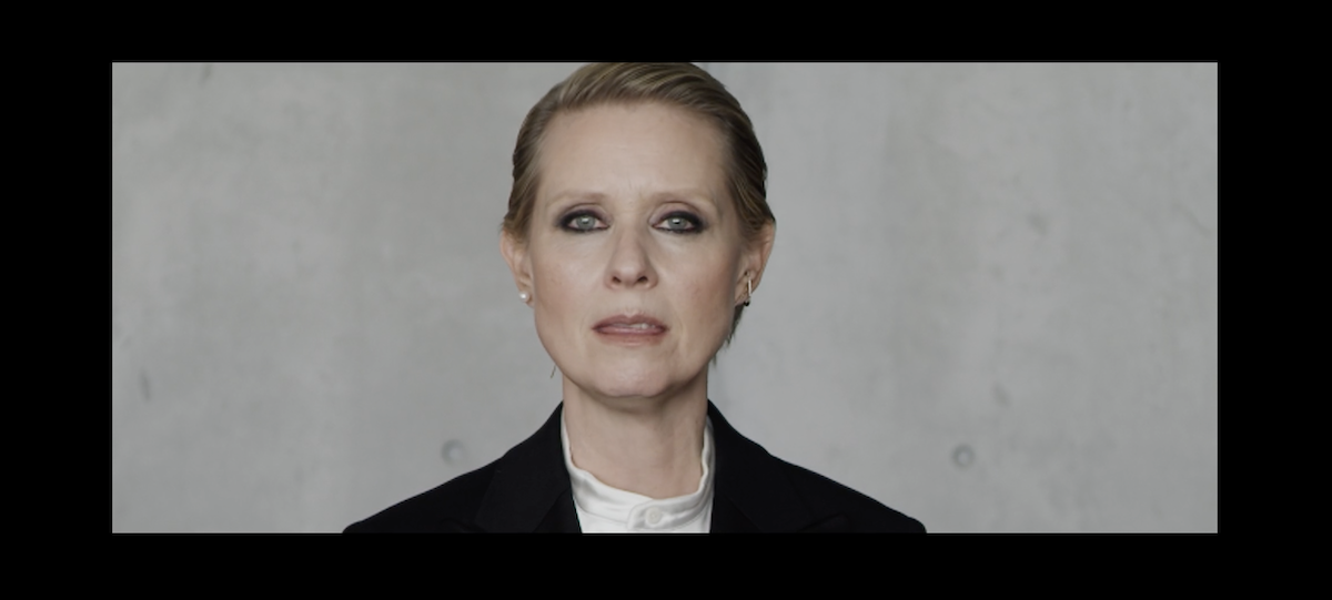 be a lady they said Cynthia nixon