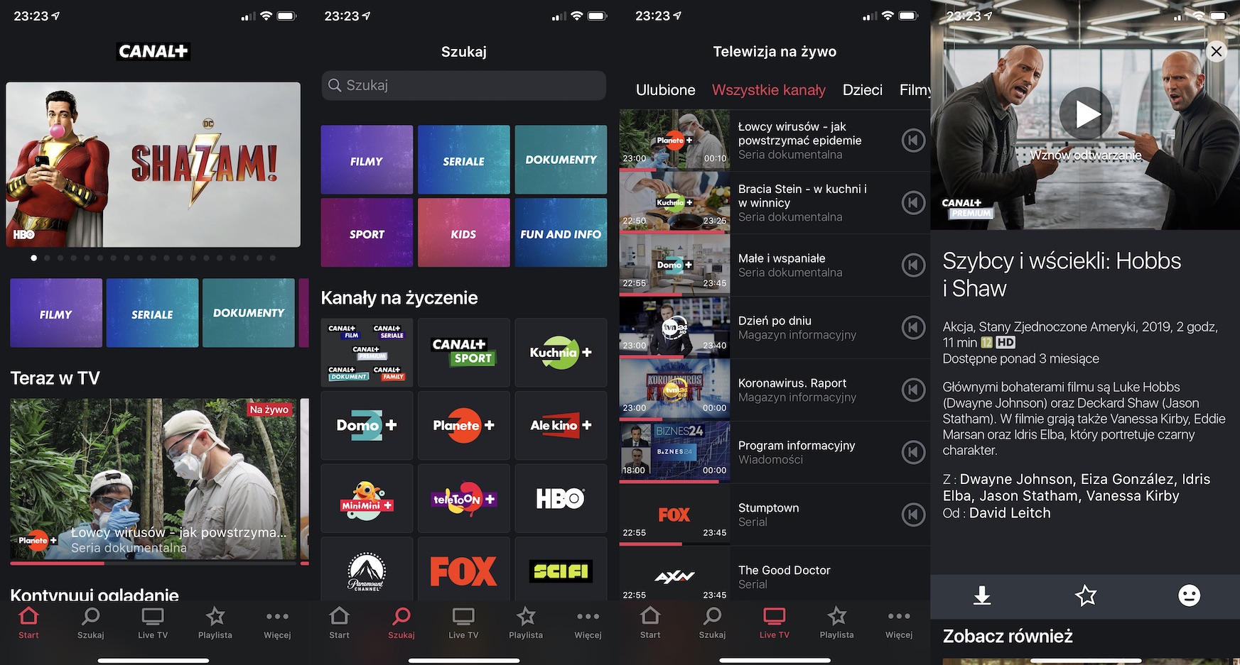 canal plus iOS iPhone App Store screenshot class="wp-image-405283" 