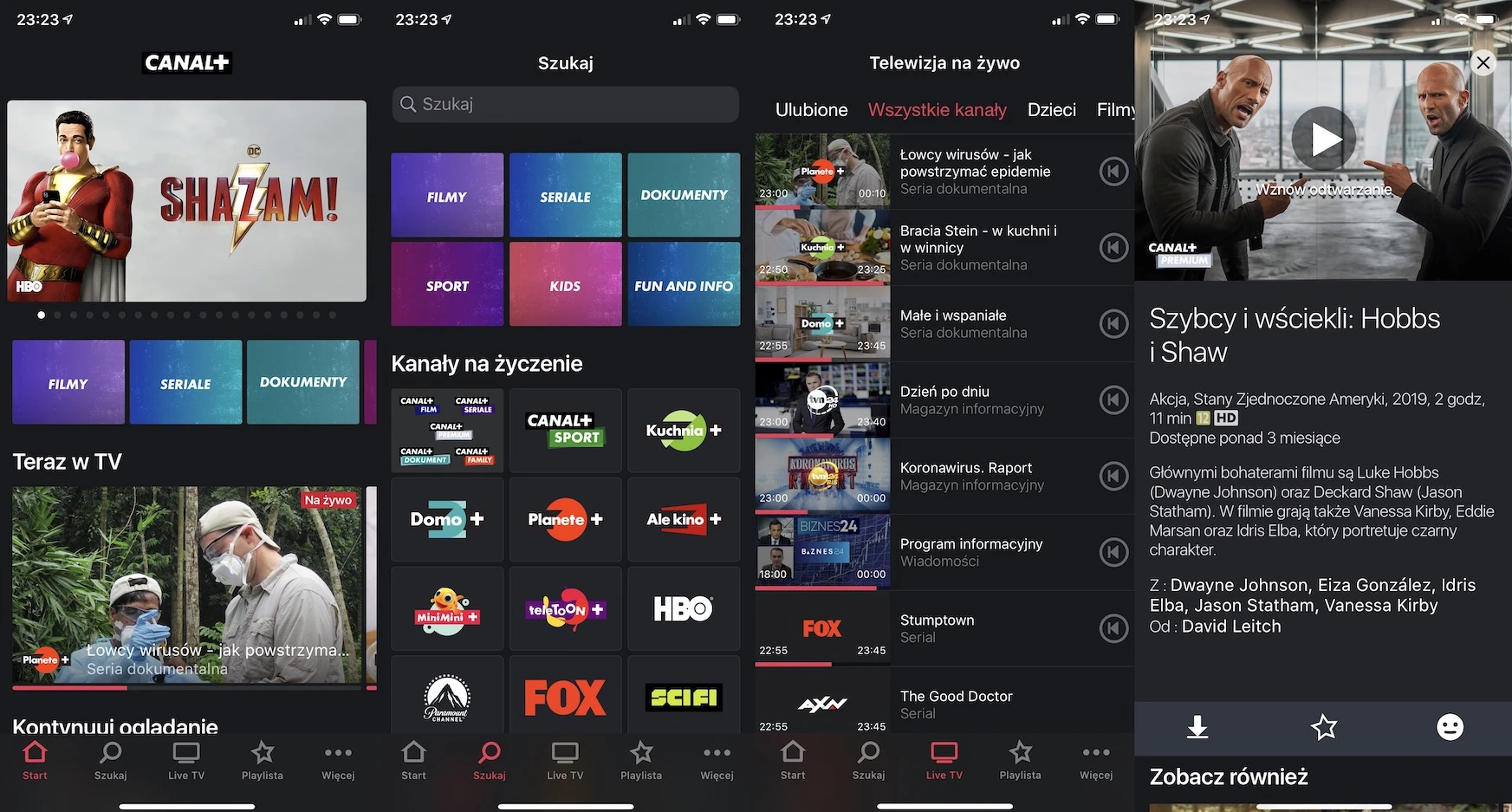 canal plus iOS iPhone App Store screenshot class="wp-image-405283" 