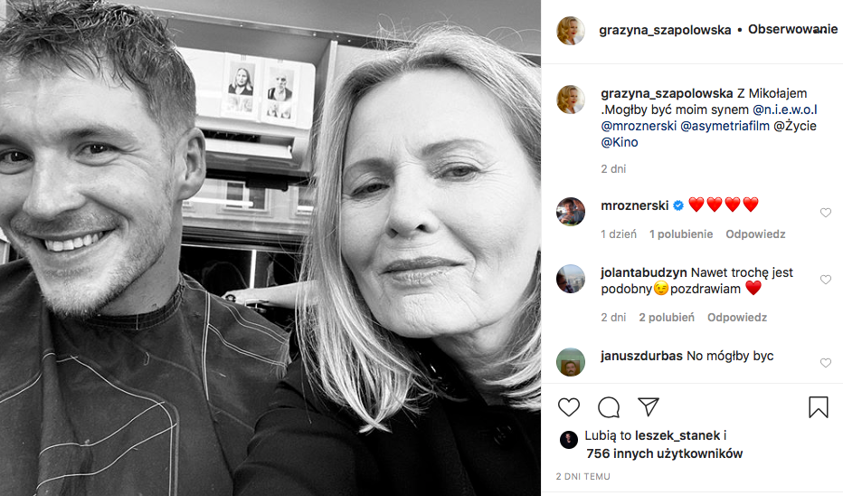 Szapolowska Roznerski Insta 