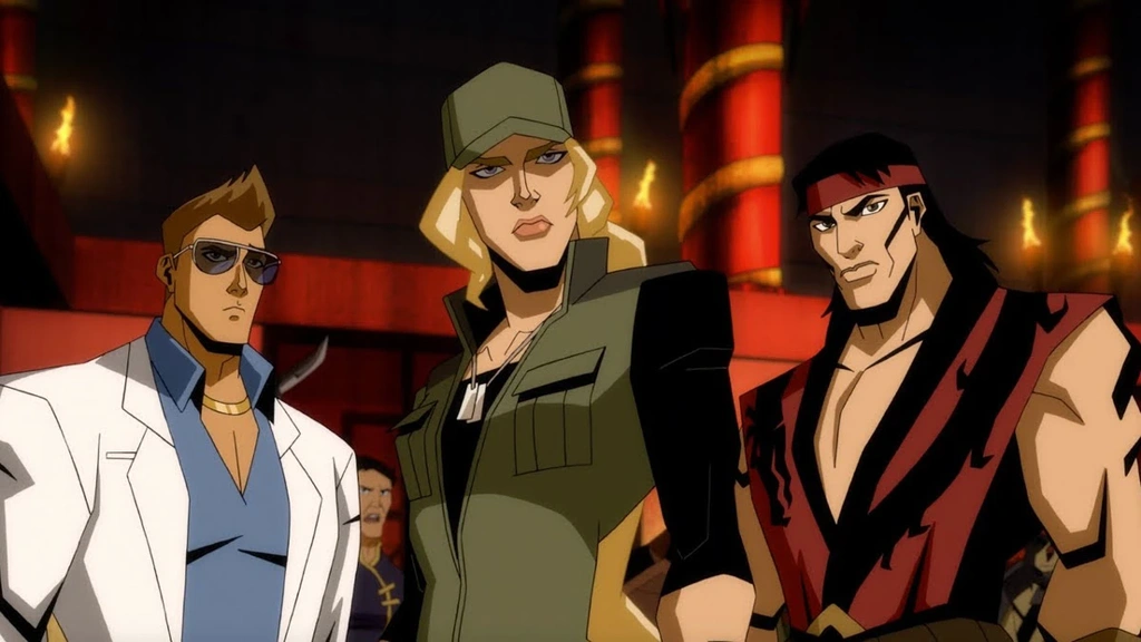 Mortal Kombat Legends Scorpions Revenge sonya liu kang johnny cage