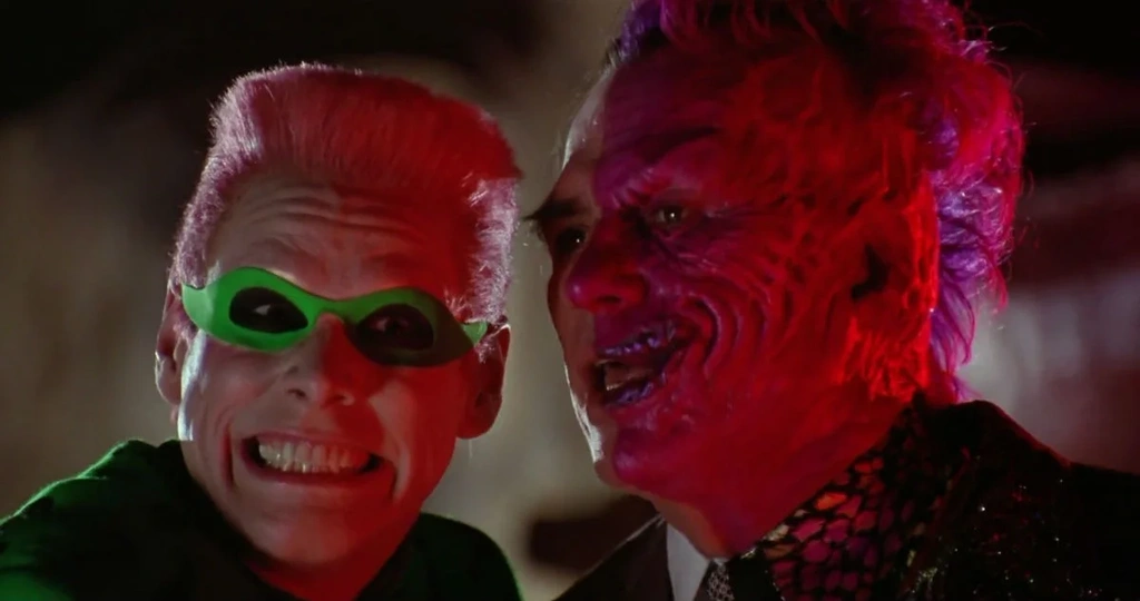 The Riddler Two Face batman forever