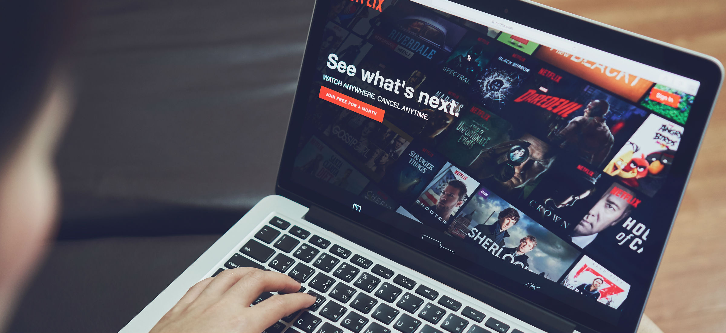 netflix ogladanie na laptopie